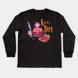 Let’s jam ! Kids Long Sleeve T-Shirt